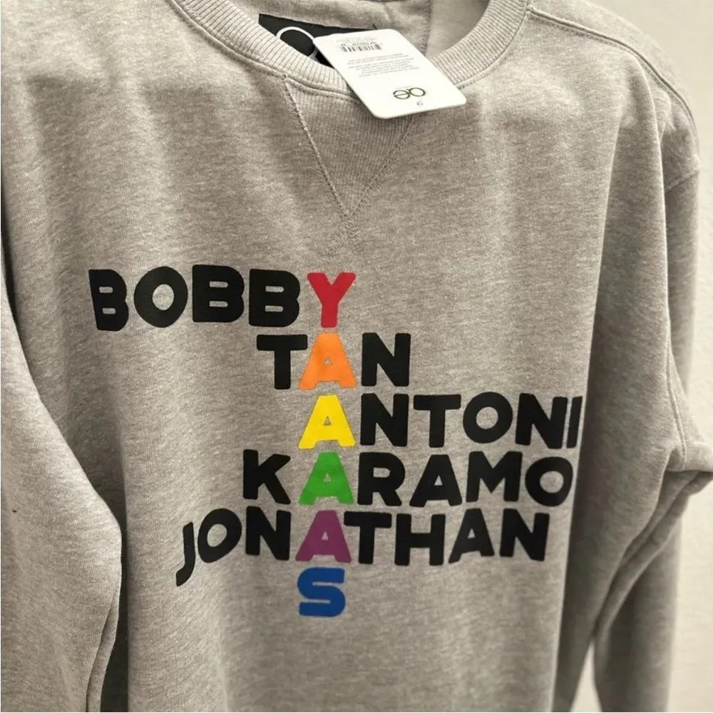 🏳️‍🌈Queer Eye🏳️‍🌈 Cast Sweatshirt 🏳️‍🌈 YAAAAS 🏳️‍🌈